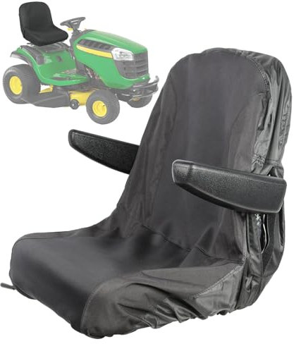 Funda de asiento para tractor | Funda de asiento para tractor | Funda de asiento con bolsillos de almacenamiento, herramienta de protección de asiento para tractor cortacésped