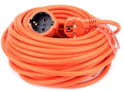 Prolunga elettrica - Esteriore, 20 m, 3 prese, cavo da 1,5 mm², resistente e durevole, ideale per uso esterno. *