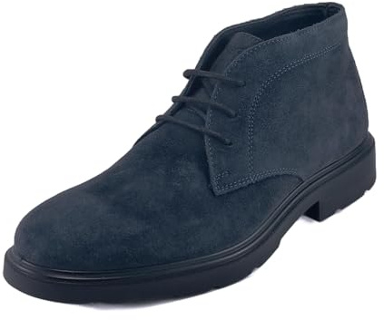 IGI&Co Stivaletti Chukka in Camoscio Blu scuro, Suola Robusta, Design Classico, Scarpe Eleganti da Uomo, Gloover, 8600122, Polacchina (Sistema Taglie Calzature EU, Adulto, Numero, Media, 42)