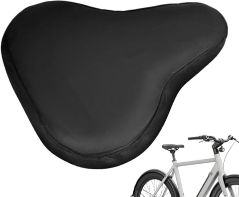 Cykelsadelöverdrag | Ergonomisk anti-chock vattentät beläggning | med dragsko cykelkudde - för vägcykling urban mountainbike dam