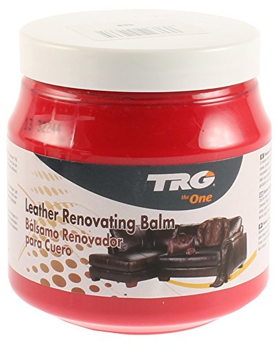 TRG the One Leather Renovating Balm, Renovieren Balsam auf Wachsbasis, reinigt und pflegt Leder, Rot (Red), 300 ml