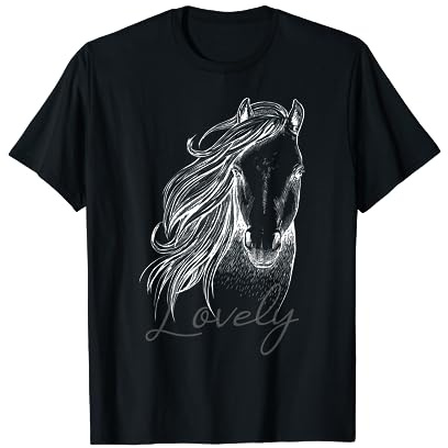 Les chevaux de filles adorent monter la boîte à chevaux T-Shirt