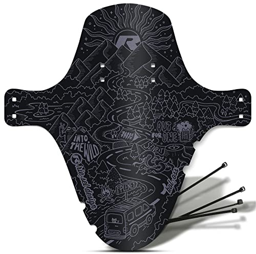 Riesel Design - MTB Schutzblech – XL Mudguard Kol:OSS für Mountainbikes | XL MTB Schutzblech inkl. Kabelbinder - Mountainbike Schutzblech als Spritzschutz für Radgrößen 26-29 Zoll Made in Germany