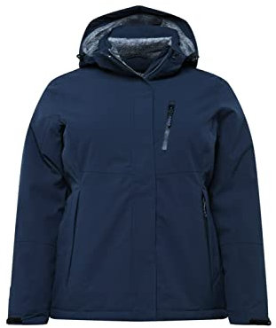 Killtec Damen Outdoorjacke Funktionsjacke mit abzippbarer Kapuze KOW 140 WMN Jckt wasserdicht, Winddicht, atmungsaktiv 00814-dunkelnavy 52