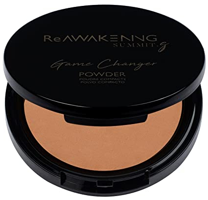 SUMMIT.g Oil Absorbing Face Pressed Powder with matte texture to Minimize Pores & Fine lines with smooth coverage & Shine control for Brown & Dark Toned Women, Long Wear & with Mirror (Tuned up)