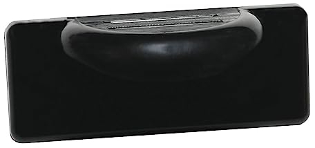 Gardinia Magnet-Halter für Jalousien, Selbstklebend, Ideal für Kippfenster, Halterung für Jalousie-Unterschienen, 5 cm x 2 cm (LxB), Kunststoff/Metall, Schwarz, 2 Stück