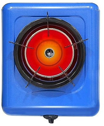 gas hob gas stove wok burner Portable infrared gas stove 1 burner wok stainless steel gas stove(Color:b,Size:LPG)