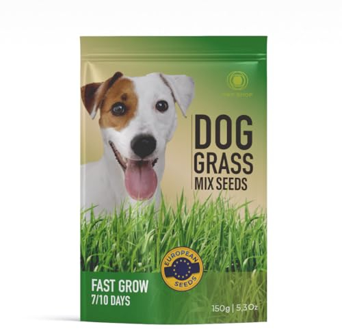 R&R SHOP - Grass Seed Mix for Dogs, Fast Growing for a Happy Dog, European Seeds (150gr)