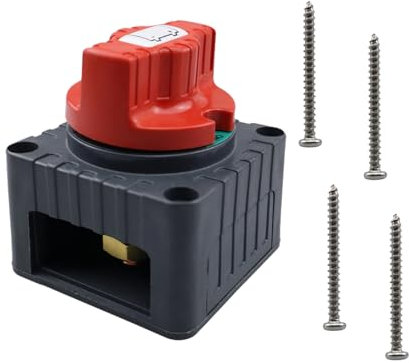 YUNFANG Batterietrennschalter | Batterietrennschalter,Batterie-Ausschalt-Trennschalter für Marine, Schiff, Wohnmobil, Fahrzeug, LKW, Wohnmobil, kleine Yacht, Auto