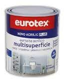 EUROTEX Pintura mate para azulejos de baños y cocinas multisoporte 750 ml - (Blanco mate) Multisuperficie Ceramica-Madera-Plastico-Metal Al Agua