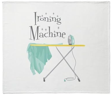 CafePress Ironing Machine Throw Blanket Super Soft Fleece Plush Throw Blanket, 60x50