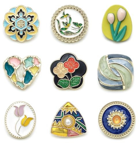 9 Stück Gold Retro Vintage Perle Knöpfe Herz KristallKnöpfe Nähen AufKnöpfe Verzierungen Runde Kunstperlen Knöpfe Faux Perle StrassKnöpfe Für Diy Crafts Schmuckherstellung Hochzeitsdekoration (1)