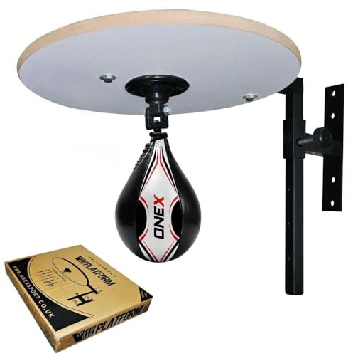 Speed Ball Platform Punching Set Wall Mounting Hanging Frame Punch Bag Adjustable Stand Heavy Duty MMA Fitness Speedball Boxing Training Exercise