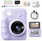 TIATUA Macchina Fotografica Bambini Istantanea, 3.0 Pollici 48MP Fotocamera Digitale Bambini con 32GB Scheda & Papier Photo, Regalo di Natale per Bambini dai 3-12 Anni