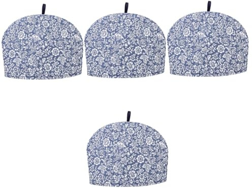 Ciieeo 4pcs Insulated Sage Green Tea Cosy Cover for Teapot Reusable Knitted Tea Cosy