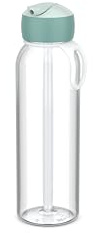 Mepal - Wasserflasche Flip-Up Campus - Auslaufsichere Trinkflasche für Schule & Unterwegs - Transparente Trinkbecher - BPA-frei & Spülmaschinenfest - 500 ml - Cool mint