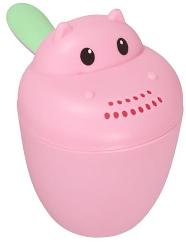 Toyvian Nilpferd Shampoo Spülbecher Babybadebecher Aus Pp Kunststoff Mit Abgerundeten Kanten Für Sichere Haarwäsche Zuhause Und Reisen Babys Badezubehör