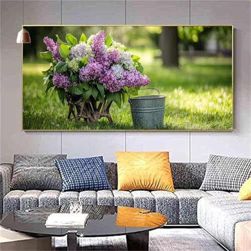 Diamantmålning Skog Diamantmålning Vuxna, Diamantmålning Blomma Diamantmålning Komplett Kit, Full Drill Diamond Painting Art, Kit Vuxen Rgalos Original, 30 x 75 cm Z648