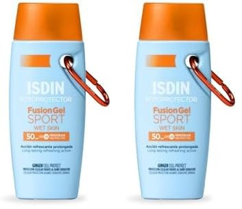 ISDIN - Fotoprotector Fusion Gel SPORT SPF 50+ - Protector solar Corporal, 100 ml (Paquete de 2)