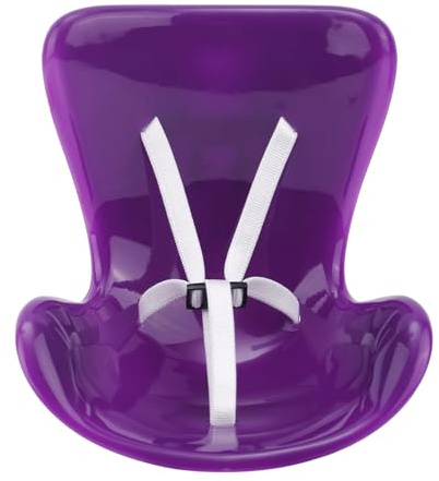 BOXOB Car Doll Seat, Cute Carseat Decoration with Air Vent Clip & Scented Tablet Fun and Functional Plush Doll Sofa Chair Fashionable Ornaments for Display Accessories(Purple)