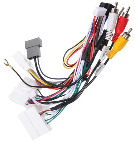 MAGICLULU Cablaggio Radio per Auto Adattatore Stereo 12v, Kit Cablaggio Impianto Stereo per Autoradio Compatibile Schermi Grandi, Installazione Plug-and-play per Navigazione Veicolare