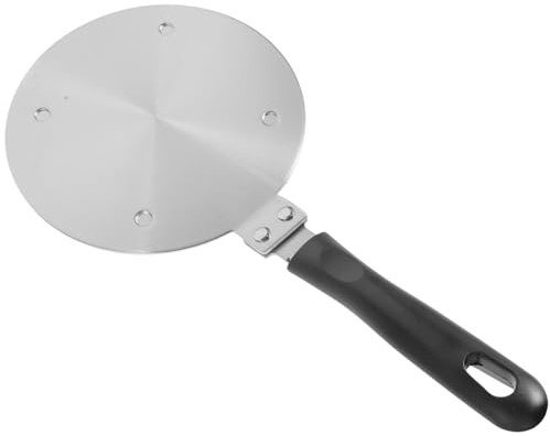 Didiseaon Stainless Steel Heat Diffuser Plate with Detachable Handle for Induction and Gas Stovetops Converter for Coffee Kettles and Cookware Protection Easy to Clean and Store