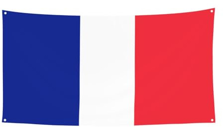 WZYCWB Bandiera francese festa Banner decorazione festa banner adatto per feste di compleanno o decorazioni di vacanza