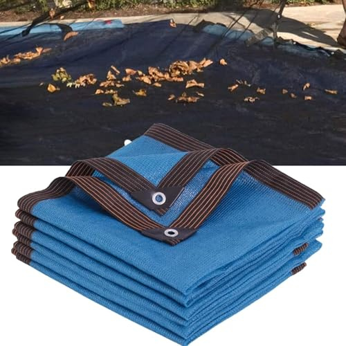 Rete ombreggiante per Serra, Vela ombreggiante Traforata al 40%, Telo-ombreggiante con Occhielli, per Copertura di Piante, pergolato da Giardino, Patio(2x7m(6.5x23ft))