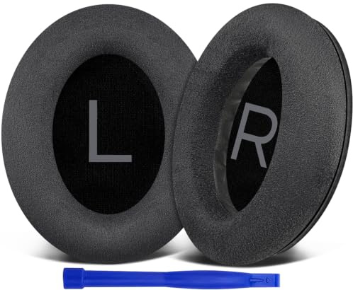 SOULWIT Mikro Suede Ersatz Ohrpolster für Bose QuietComfort 45 (QC45)/QuietComfort SE (QC SE)/New Quiet Comfort Wireless Over-Ear Kopfhörern, Ersatzpolster mit Geräuschisolierendem Schaum