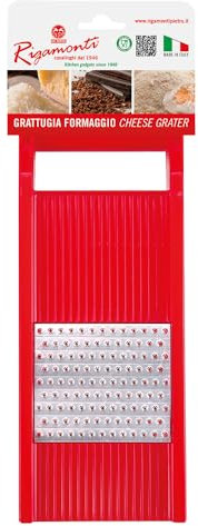 Rigamonti Grattugia Formaggio orizzontale. Grattugia facile da utilizzare e facile da pulire. Mandolina per grattuggiare pane secco o formaggi. Per uso professionale e casalingo.