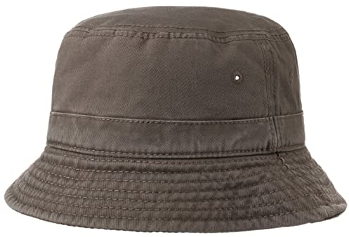 Lipodo Schlapphut Damen/Herren - Hut aus 100% Baumwolle - Stoffhut L/XL (58-61 cm) - Sonnenhut Blau, Grau, Beige - Fischerhut knautschbar