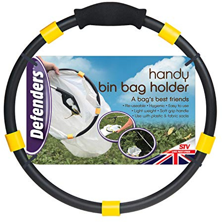 Defenders Handy Bin Bag Holder, for Gardening & Litter Picking, Lightweight & Reusable