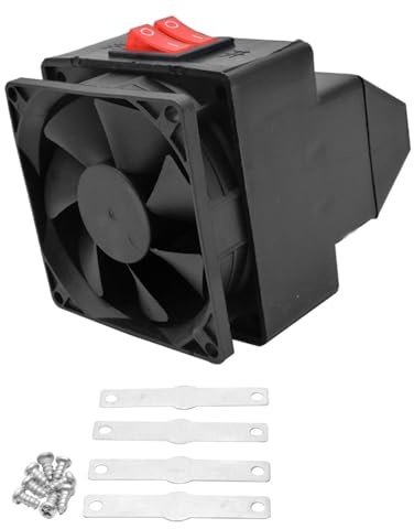 2 in 1 Car Heating Heater, Car Windshield Defroster, 12V 150W Electric Heater, Hot Cool Fan Windscreen Demister Multifunction Defroster, Compatible with SUVs, Cabs, Vans, and Vars