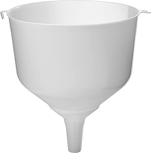 Embudo de plástico de 25 cm de alto, para cocina, grande, de plástico