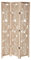 Miroytengo Biombo Separador De Ambientes Salón Dormitorio 3 Paneles Madera Paulownia Palm Color Roble