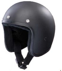 Bandit Helm Jet matt Jethelm kleine leichte Bauweise bequem Biker neu, Sports-Farbe:matt schwarz, Größe:XS(54cm)