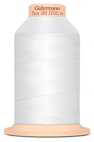 Gutermann Fil à coudre surjeteuse Blanc 2000 m