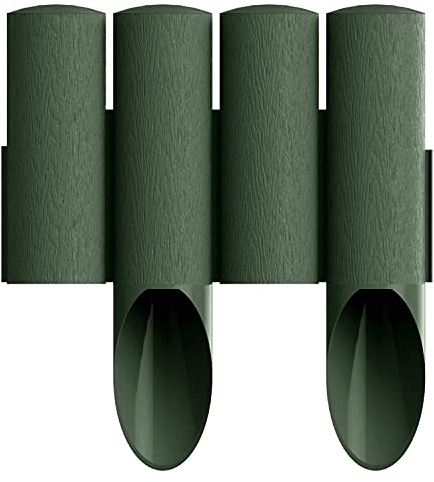 Cellfast Palizzata per Prato da Giardino, 4 Standard, Verde, 14,5 cm x 2,3 m, Struttura in Legno, Resistente ai Raggi UV e al Gelo, Durata del Colore, 34-042