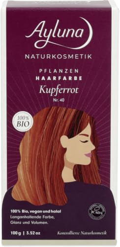 Pflanzenhaarfarbe Kupferrot 6 x 100 g