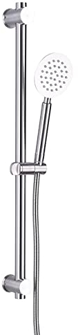 GLYYRLR Brausestange 304 Edelstahl Duschstange Gebürstetes Brausestange Verstellbar Duschkopf Stange Wandstange Brausestangenset mit Handbrause und Brauseschlauch