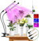 Luz para Plantas Interior,Ed Plantas,Luz de Crecimiento para Plants, 2 Cabezas Lámpara de Crecimiento 3 Modos y 10 Niveles de Atenuación,Uso para Semilleros,Led Cultivo