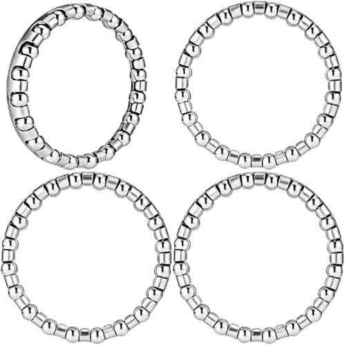 VANSIHO 5/32 x 20 Balls Bike Headset Bearings for Smooth Steering and Enhanced Performance,4pcs Bicycle Ball Bearing for MTB Bike 1-1/8 Headset Bearings Caged