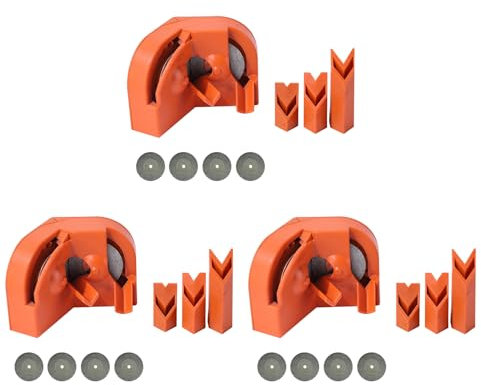 Multipurpose Drill Bit Grinding Sharpener Multipurpose Drill Bit Sharpener Bohrer Schleifgerät Schleifgerät Für Bohrer Bohrerschleifgerät Bohrerschärfgerät (Gelb, 3 Stück)