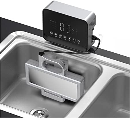 Lavavajillas automático Lavavajillas, Lavavajillas Ultrasónico Automático Doméstico, Pequeño Independiente Sin Instalación Diseño compacto y que ahorra espacio(Q6-300W_PLUG)