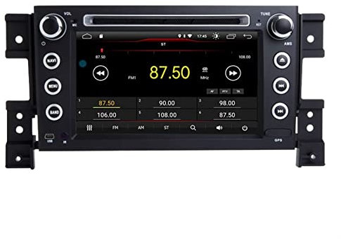 JINFOLI DSP Android 11.0 Autoradio Lettore multimediale for auto Navigazione GPS Lettore DVD Carplay Radio WiFi Adatto GRAND VITARA 2007-2013 Impianto audio stereo per auto