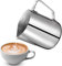 Brocca Per Latte In Acciaio Inox, 350 ml, Bricco Latte Schiumatore Schiuma Brocca Tazza, Per Latte, Cappuccino, Caffè Latte E Caffè Espresso, Ideale Per Gli Amanti Del Caffè