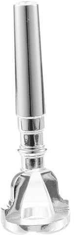 TEMPNAP Entrenador de Trompeta para Principiantes Dispositivo de Práctica Portátil de Latón Color Plata Fácil de Usar para Enseñanza Profesional