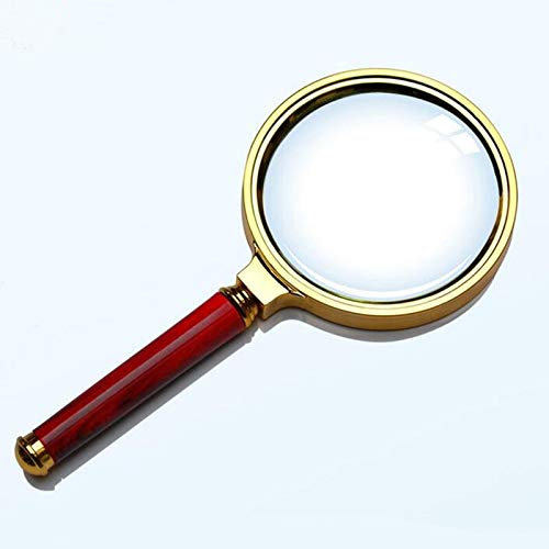 KOIAMVZW Loupe la Nouvelle Main 10x lentille Pliante Mini Microscope de Poche Loupe Bijoux Lunettes de Lecture Loupe d'objectif Le Nouveau