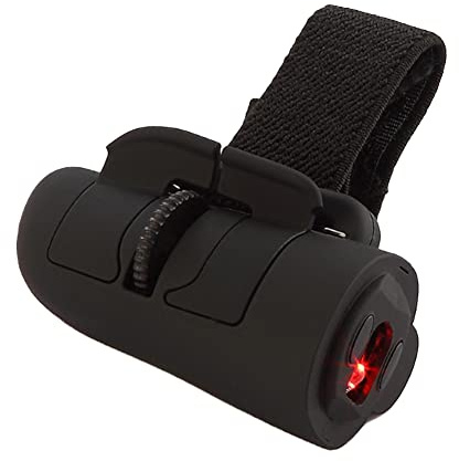 jiyaohui Mini Souris sans Fil 2.4G avec Anneau de Doigt Souris de Voyage Optique Portable Ergonomique (Noir)