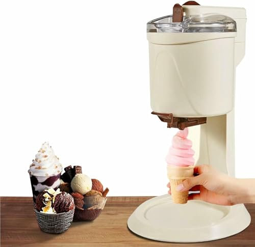 YGHBFRSZ Soft Serve Ice Cream Machine, Home Ice Cream Maker Machine | DIY Kitchen Fast Yogurt Mr Whippy Ice Cream Makers
